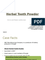 Herbal Tooth Powder - Group6
