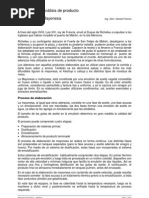 Análisis de producto mayonesa