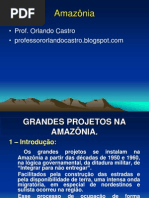 Geografia - Grandes Projetos