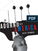 David Jenemann-Adorno in America-Univ of Minnesota Press (2007)