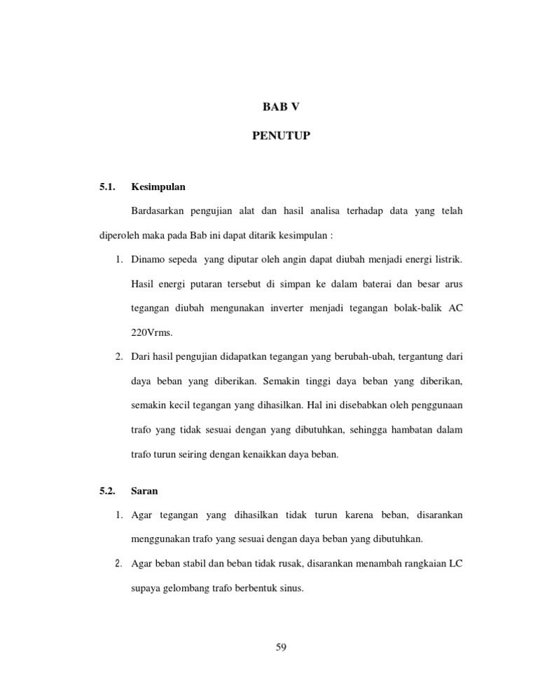 Contoh Kesimpulan | PDF