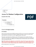 Access Modem Configuration DD-WRT Less Than 40