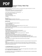 Teradata Performance Tuning