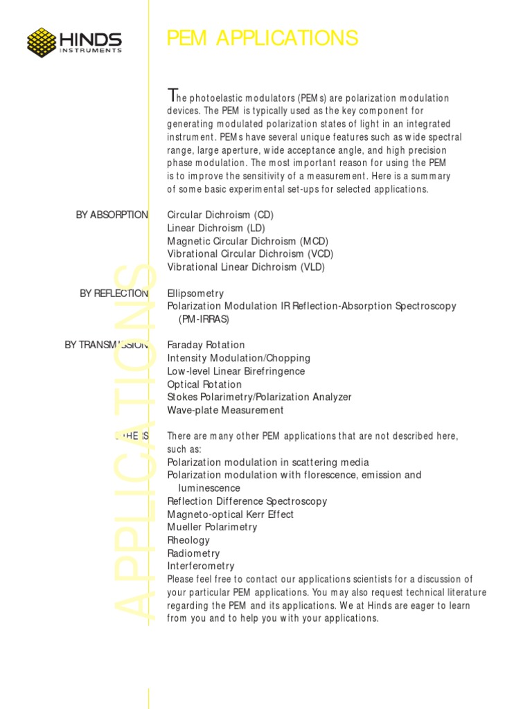 Photoelastic Modulators | PDF | Polarization (Waves) | Optics