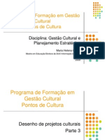 Gestão Cultural e Planejamento Estratégico