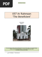 057 Ar Rahmaan - The Beneficient