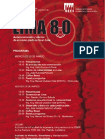 USMP Seminario "Lima 8.0 - Autoconstrucción y efectos de un sismo de grado ocho en Lima"