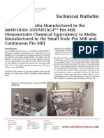 SAFC Biosciences - Technical Bulletin - Cell Culture Media Manufactured in the imMEDIAte ADVANTAGETM Pin Mill Demonstrates Chemical Equivalency to Media Manufactured in the Small Scale Pin Mill and Continuous Pin Mill