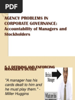 Download AGENCY PROBLEMS IN CORPORATE GOVERNANCE Accountability of Managers and Stockholders by rachellesg SN128202188 doc pdf