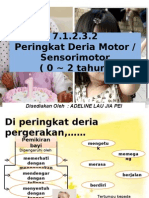 Peringkat Deria Motor (0-2 Tahun)