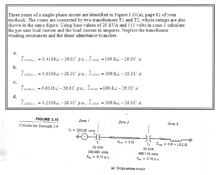 Single-Phase Circuit Load Current Calculation | PDF | Teaching Methods ...