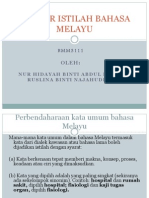 Sumber Istilah Bahasa Melayu