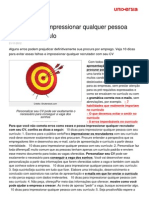 10 Dicas Impressionar Qualquer Pessoa Com Seu Curriculo PDF