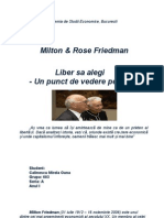 Milton Friedman - Liber Sa Alegi