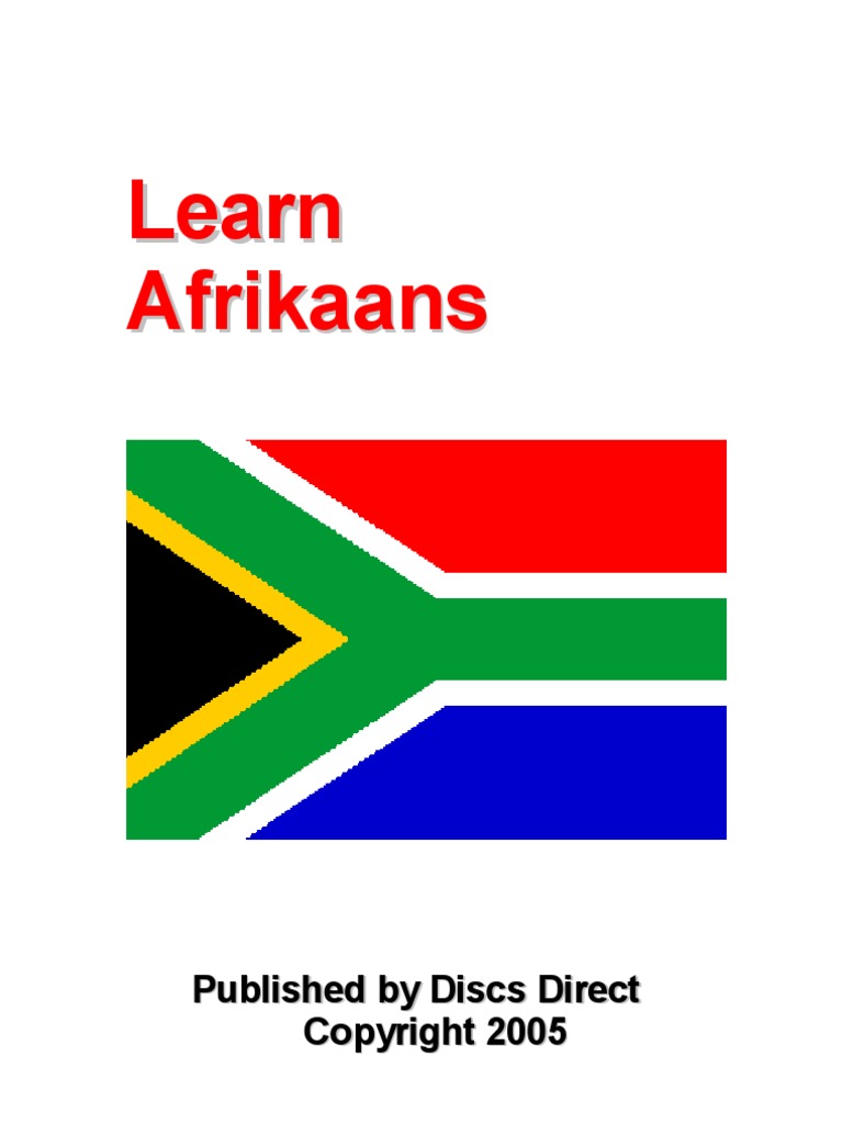 Learn Afrikaans E-Book PDF Languages