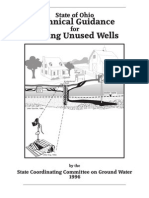 Ohio - TECHNICAL GUIDANCE FOR SEALING UNUSED WELLS - 1996 PDF