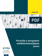 Priručnik o Europskom Antidiskriminacijskom Pravu