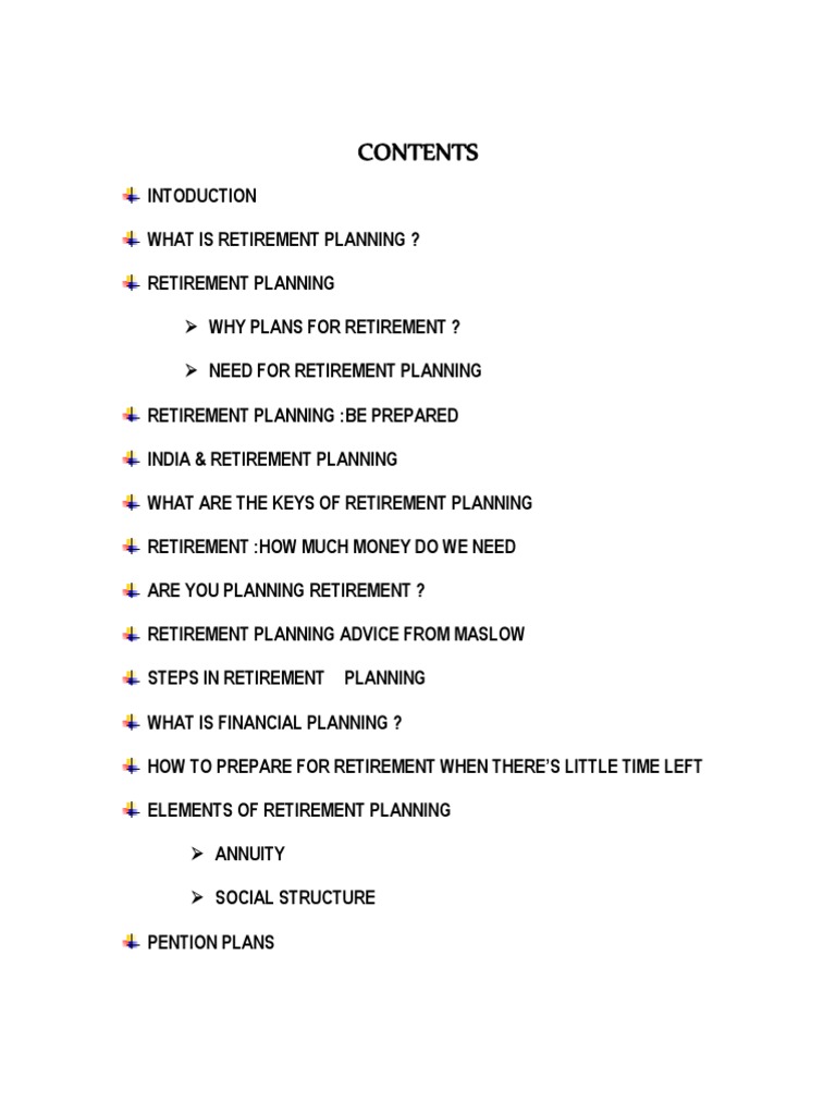 Retirement Planning: A Comprehensive Guide | PDF | Retirement | Social ...