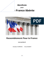 Manifeste du Rassemblement Pour la France