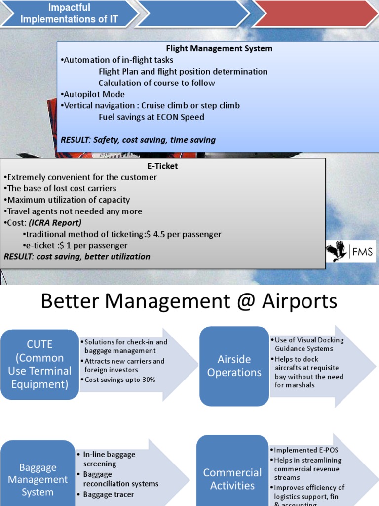 Flight Management System: RESULT: Safety, Cost Saving, Time Saving | PDF