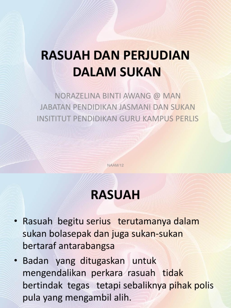 Kesan Rasuah Kepada Individu Masyarakat Dan Negara