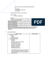 A Detailed Lesson Plan On Introduction To Statistics