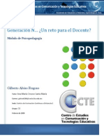 Generación N... ¿Un Reto para El Docente?