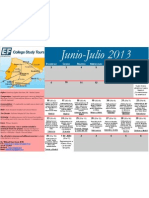 Calendario Del Viaje A España 2013