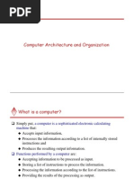 Computer Architecture and Organization