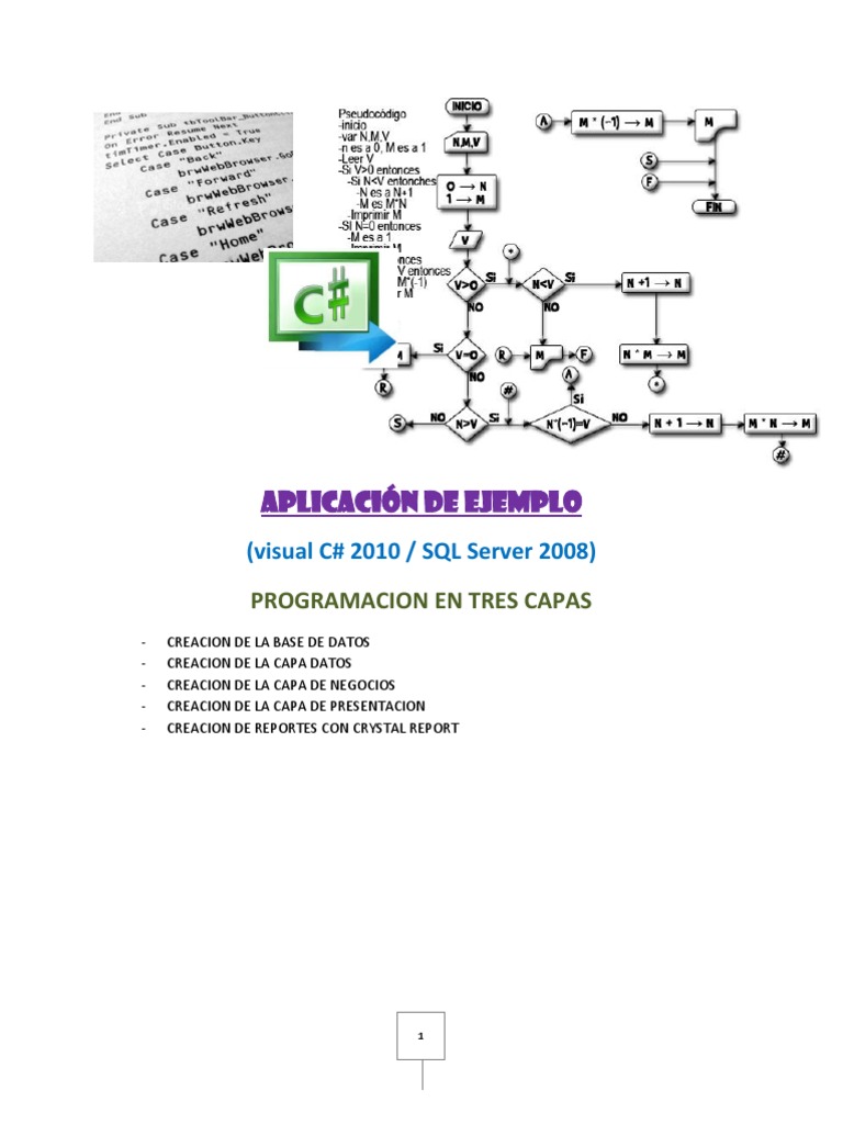 Programacion en Tres Capas en C Sharp | PDF | Servidor SQL de Microsoft ...