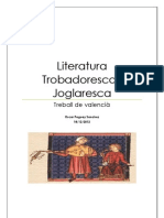 Literatura Trobadoresca I Joglaresca