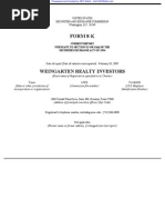 Download WEINGARTEN REALTY INVESTORS TX 8-K Events or Changes Between Quarterly Reports 2009-02-24 by httpsecwatchcom SN12824781 doc pdf