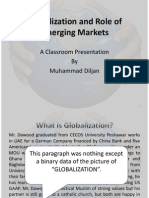 Globalization and Emerging Markets