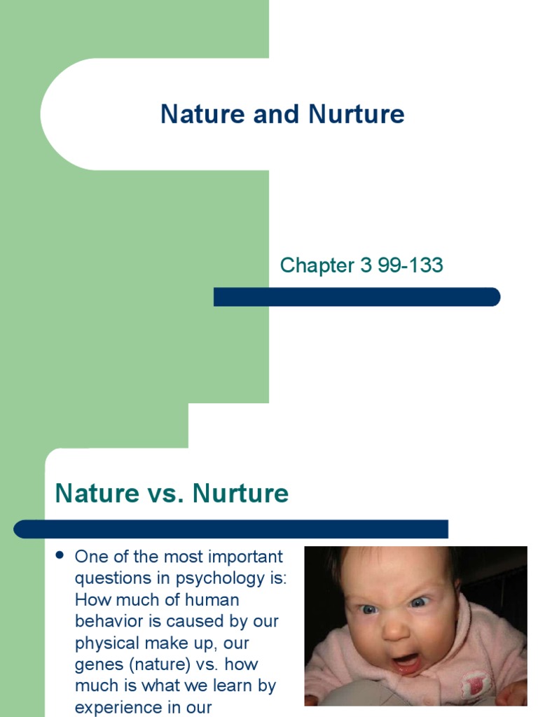 Nature vs. Nurture in Human Behavior | PDF | Human Genome | Gene
