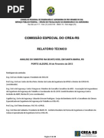 Relatorio CREA-RS Incendio Boate Kiss