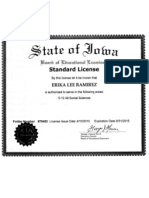 Ramirez Teaching Certificate