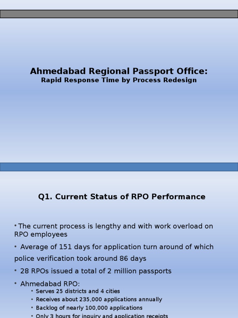 Ahmedabad RPO Process Improvement Plan | PDF | Computing | Computing ...