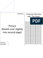 Layout Plan of Draft Magazine DPS