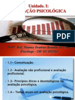 Unidade 1 - Avalicao Psicologica