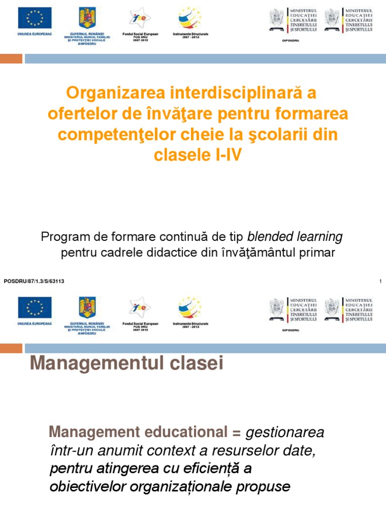 Managementul Clasei | PDF