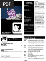Download SpeechGeek Season Ten Anniversary Preview by SpeechGeek SN128281828 doc pdf