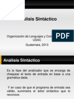 Analisis Sintactico