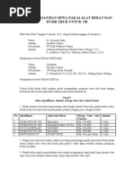 Surat Perjanjian Sewa Pakai Alat Berat