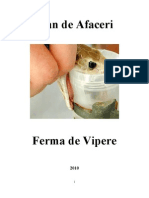 Plan de Afacere - Ferma de Vipere