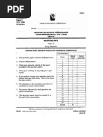 Mathematics Year 5 Tov 2008 (Paper2)