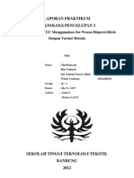 Pencelupan Kain TC dengan Zat Warna Dispersi