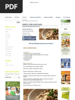 Bambu Chuveroso Arroz Com Lentilhas