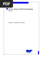 Advanced ABAP Programming