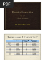 população mundial reduz