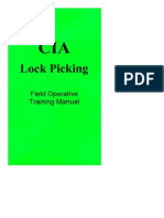 7207 CIA Lock Picking Field Operative Training Manual